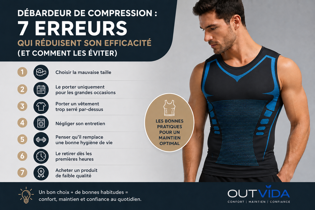 Débardeur de compression : 7 erreurs qui réduisent son efficacité (et comment les éviter)