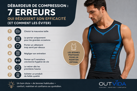 Débardeur de compression : 7 erreurs qui réduisent son efficacité (et comment les éviter)