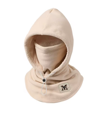 Cagoule Polaire à Capuche 3-en-1 – Capuche, Masque et Tour de cou